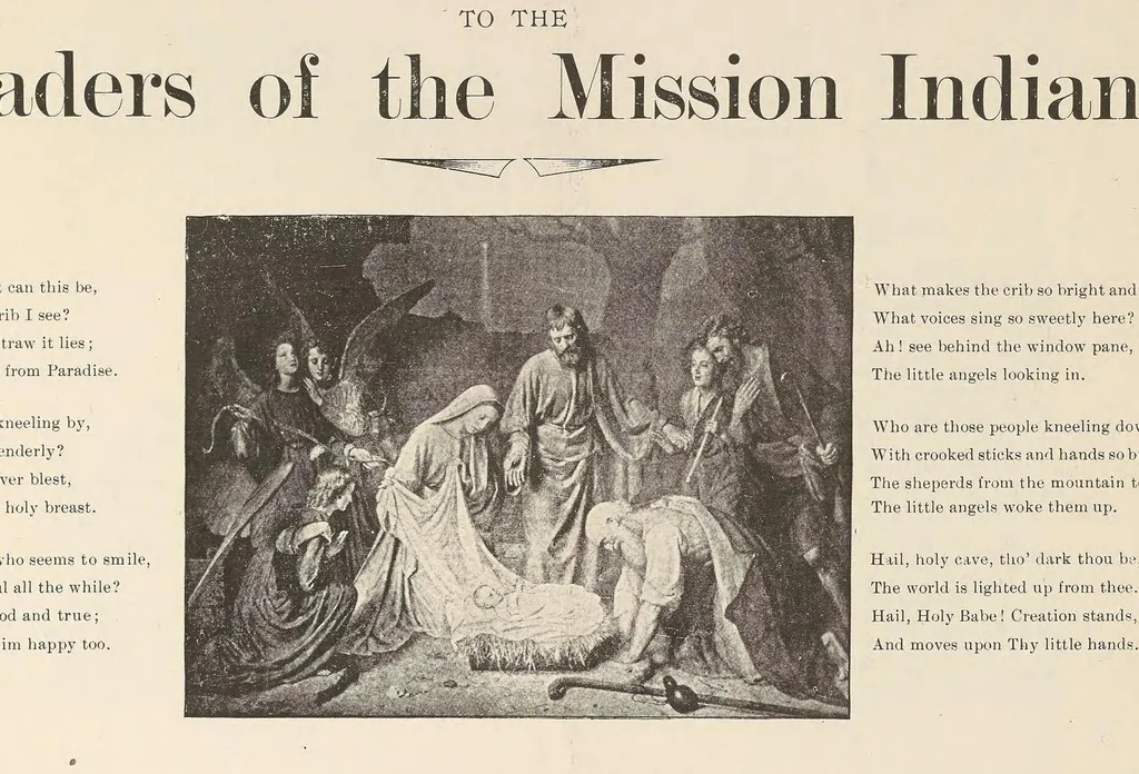 An illustration from The Mission Indian, leaf 29