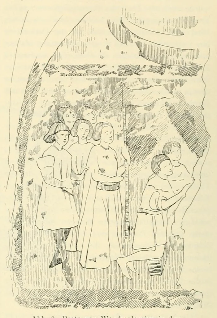 An illustration from Mitteilungen der K.K. Zentral-Kommission für Erforschung und Erhaltung Kunst- und Historischen Denkmale, 1903, leaf 146