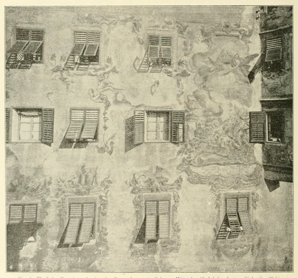 An illustration from Mitteilungen der K.K. Zentral-Kommission für Erforschung und Erhaltung Kunst- und Historischen Denkmale, 1903, leaf 158