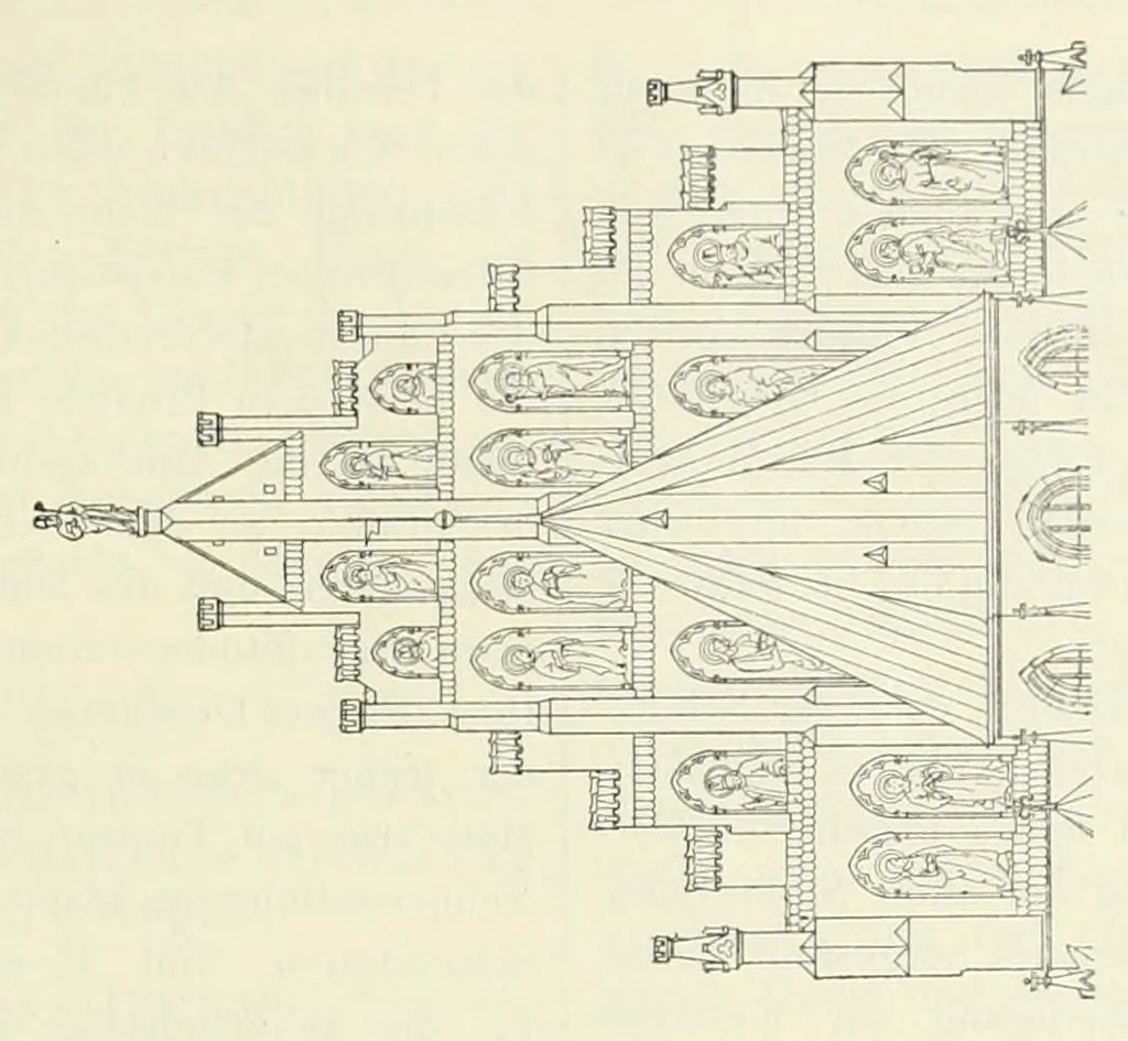 An illustration from Mitteilungen der K.K. Zentral-Kommission für Erforschung und Erhaltung Kunst- und Historischen Denkmale, 1903, leaf 161