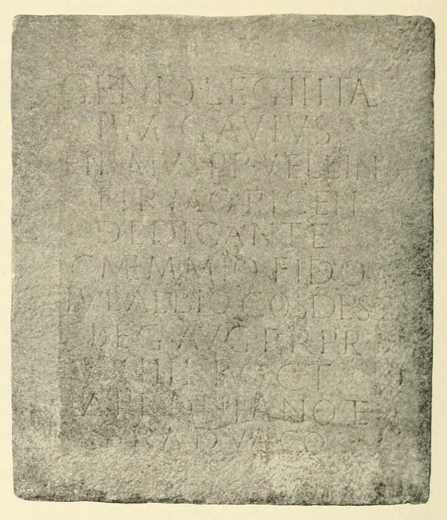 An illustration from Mitteilungen der K.K. Zentral-Kommission für Erforschung und Erhaltung Kunst- und Historischen Denkmale, 1903, leaf 164