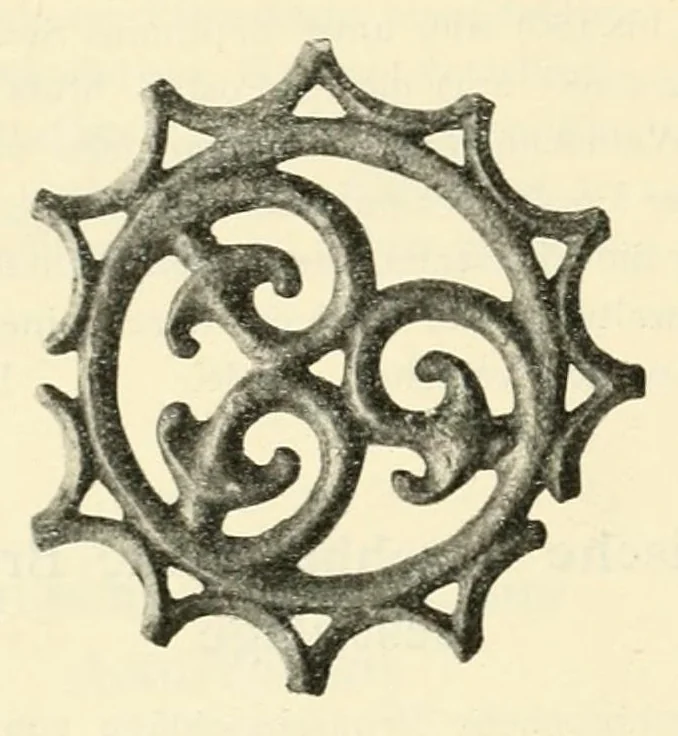 An illustration from Mitteilungen der K.K. Zentral-Kommission für Erforschung und Erhaltung Kunst- und Historischen Denkmale, 1903, leaf 166