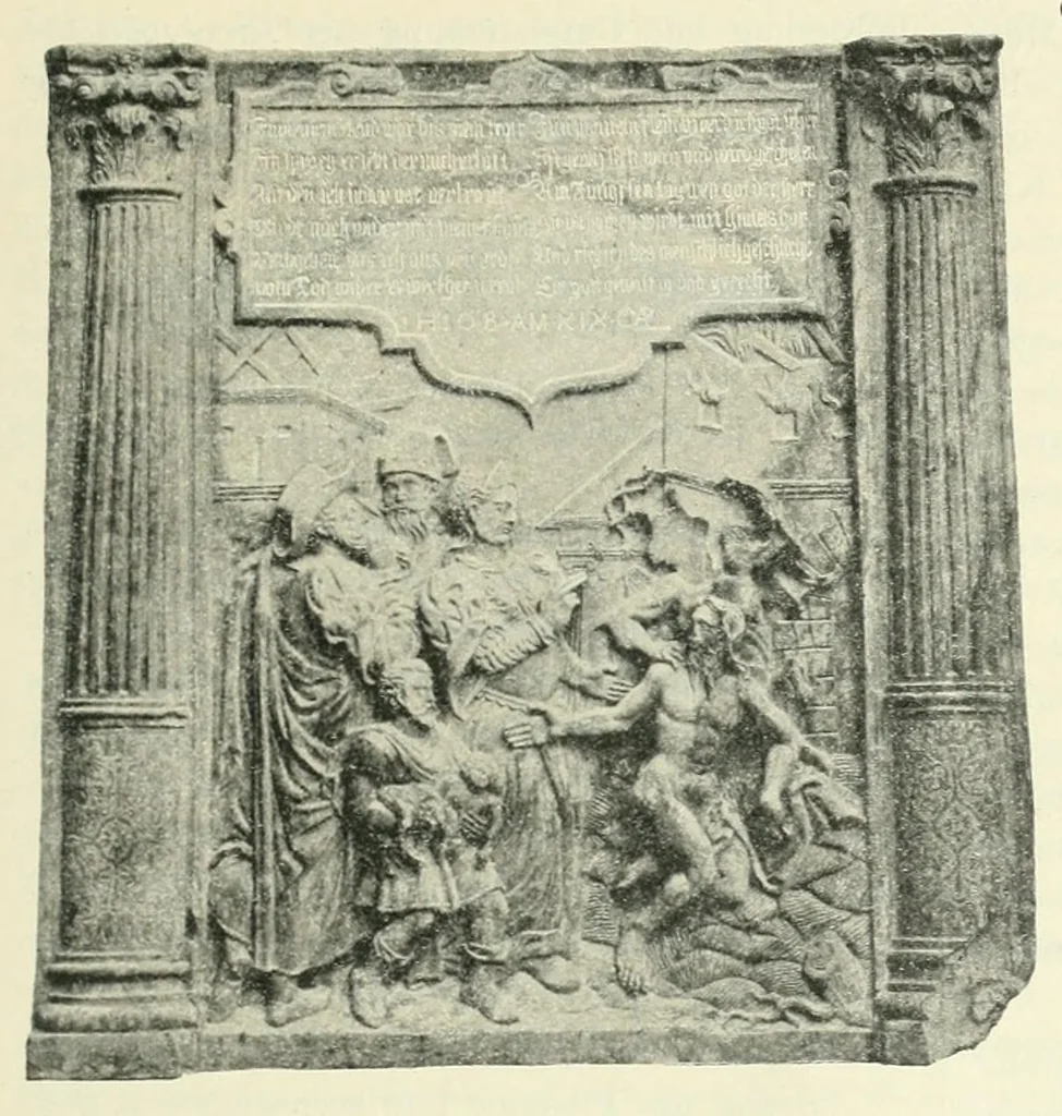 An illustration from Mitteilungen der K.K. Zentral-Kommission für Erforschung und Erhaltung Kunst- und Historischen Denkmale, 1903, leaf 209