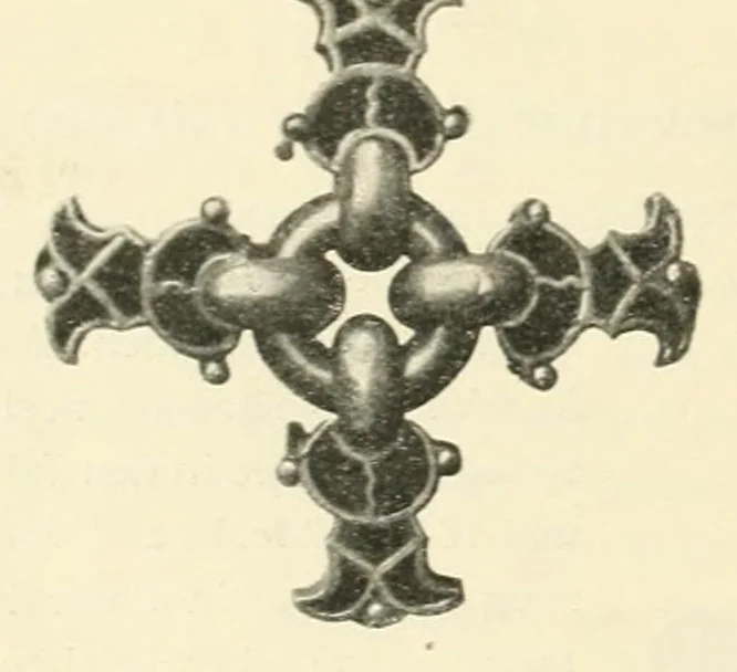 An illustration from Mitteilungen der K.K. Zentral-Kommission für Erforschung und Erhaltung Kunst- und Historischen Denkmale, 1903, leaf 214
