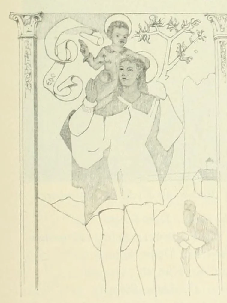 An illustration from Mitteilungen der K.K. Zentral-Kommission für Erforschung und Erhaltung Kunst- und Historischen Denkmale, 1903, leaf 45