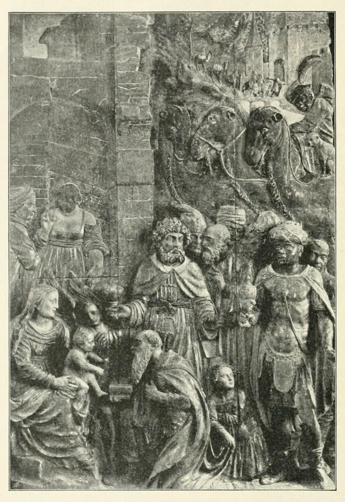 An illustration from Mitteilungen der K.K. Zentral-Kommission für Erforschung und Erhaltung Kunst- und Historischen Denkmale, 1903, leaf 100