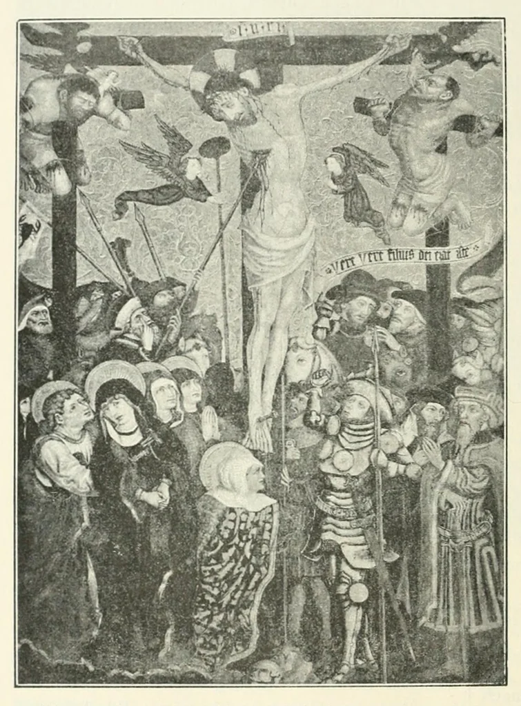 An illustration from Mitteilungen der K.K. Zentral-Kommission für Erforschung und Erhaltung Kunst- und Historischen Denkmale, 1903, leaf 124