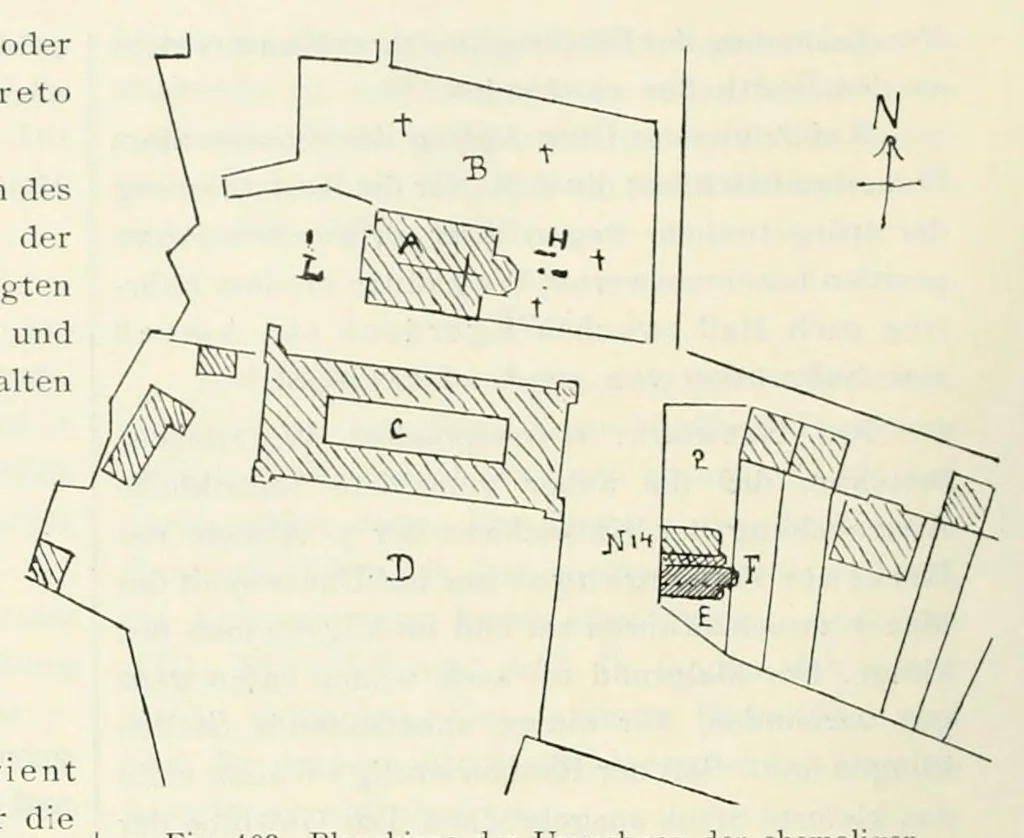 An illustration from Mitteilungen der K.K. Zentral-Kommission für Erforschung und Erhaltung Kunst- und Historischen Denkmale, 1903, leaf 242