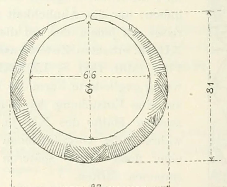 An illustration from Mitteilungen der K.K. Zentral-Kommission für Erforschung und Erhaltung Kunst- und Historischen Denkmale, 1903, leaf 244