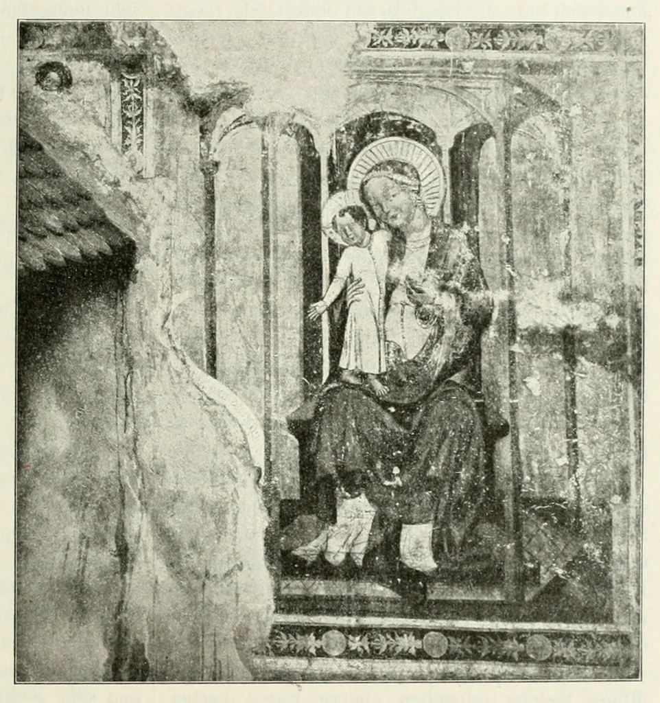 An illustration from Mitteilungen der K.K. Zentral-Kommission für Erforschung und Erhaltung Kunst- und Historischen Denkmale, 1903, leaf 247