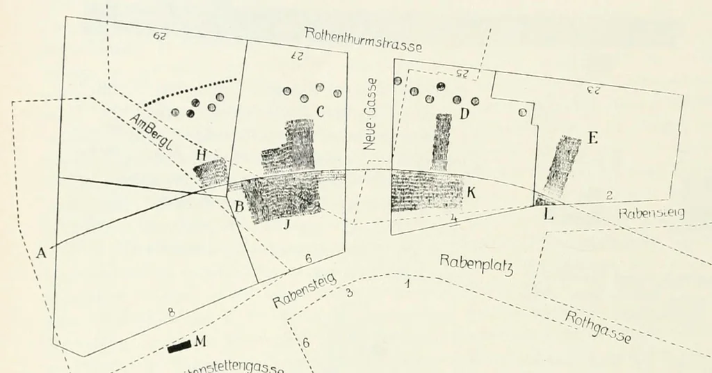 An illustration from Mitteilungen der K.K. Zentral-Kommission für Erforschung und Erhaltung Kunst- und Historischen Denkmale, 1903, leaf 52