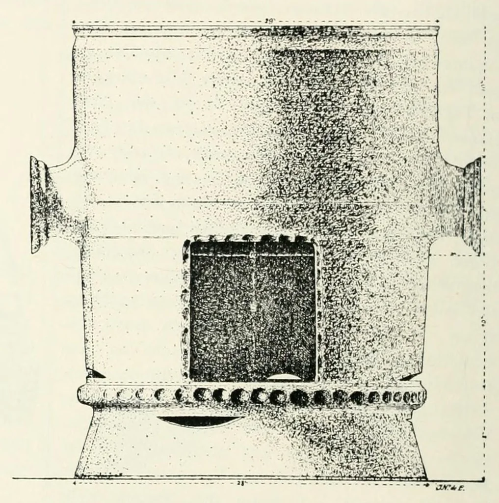 An illustration from Mitteilungen der K.K. Zentral-Kommission für Erforschung und Erhaltung Kunst- und Historischen Denkmale, 1903, leaf 56