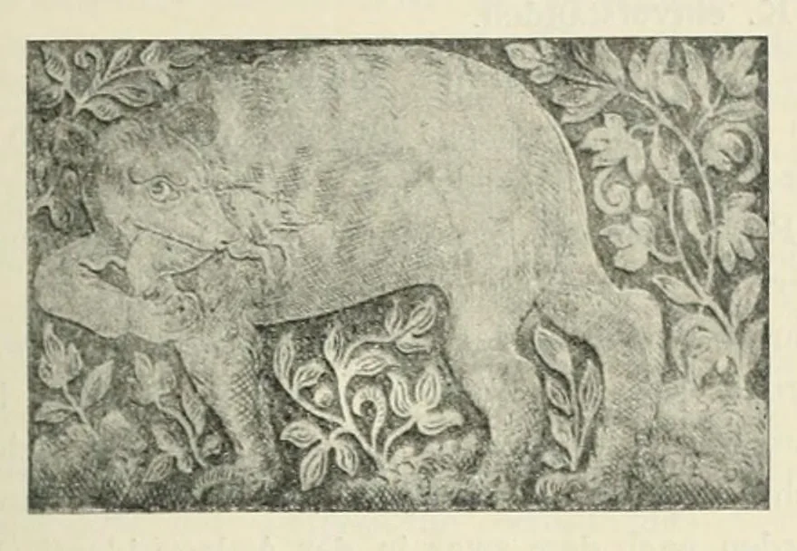 An illustration from Mitteilungen der K.K. Zentral-Kommission für Erforschung und Erhaltung Kunst- und Historischen Denkmale, 1903, leaf 85