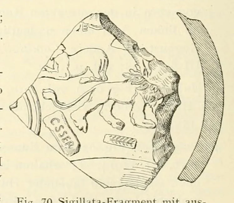 An illustration from Mitteilungen der K.K. Zentral-Kommission für Erforschung und Erhaltung Kunst- und Historischen Denkmale, 1903, leaf 160