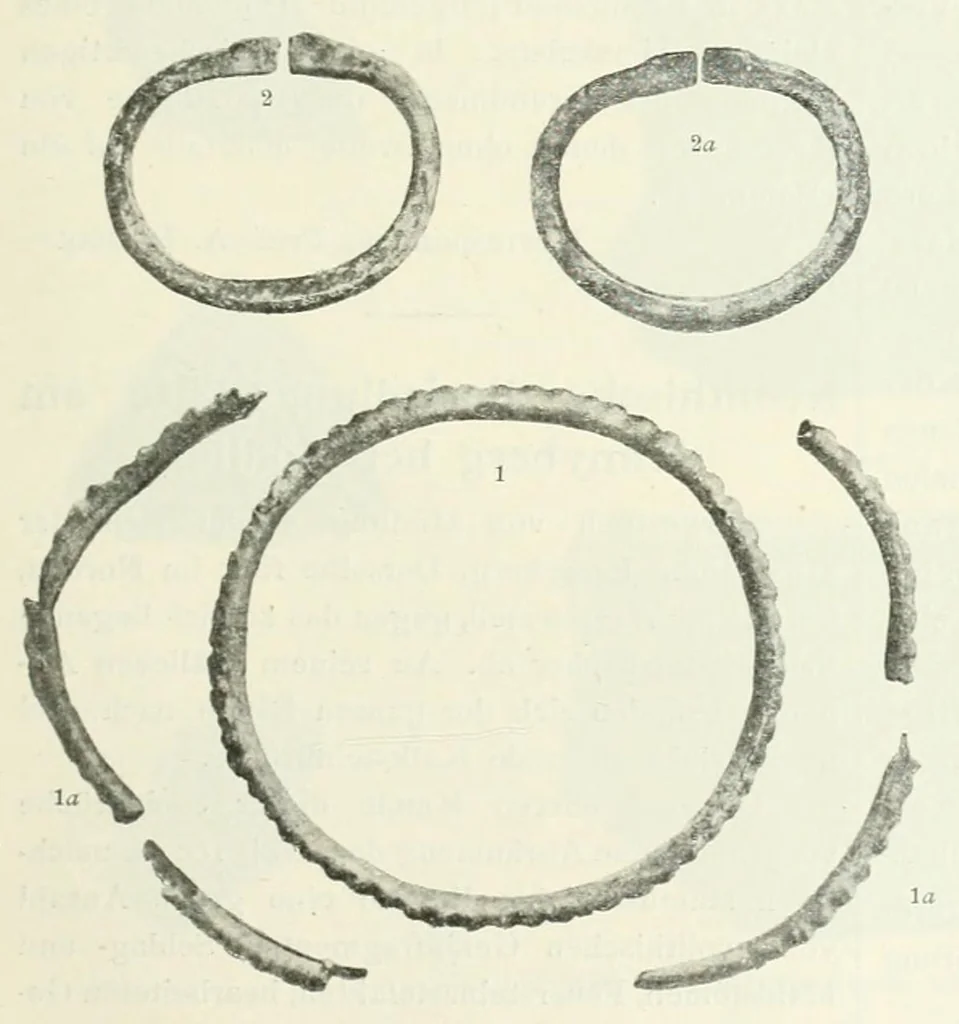An illustration from Mitteilungen der K.K. Zentral-Kommission für Erforschung und Erhaltung Kunst- und Historischen Denkmale, 1903, leaf 265
