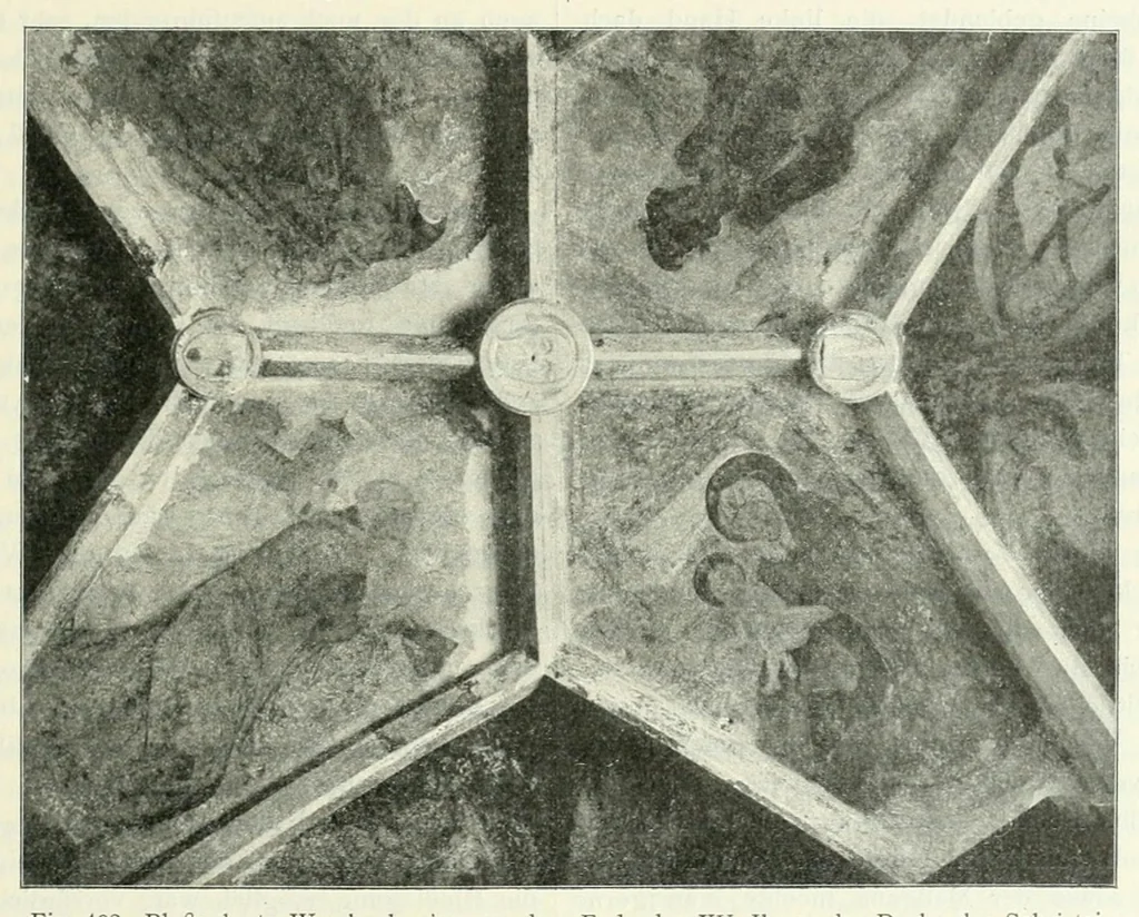 An illustration from Mitteilungen der K.K. Zentral-Kommission für Erforschung und Erhaltung Kunst- und Historischen Denkmale, 1903, leaf 283