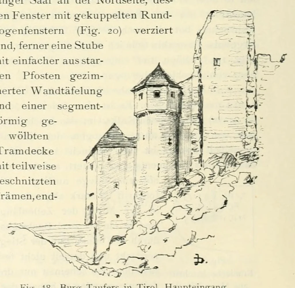 An illustration from Mitteilungen der K.K. Zentral-Kommission für Erforschung und Erhaltung Kunst- und Historischen Denkmale, 1903, leaf 58