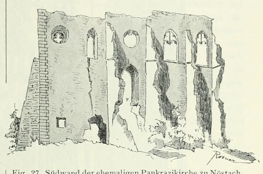 An illustration from Mitteilungen der K.K. Zentral-Kommission für Erforschung und Erhaltung Kunst- und Historischen Denkmale, 1903, leaf 63