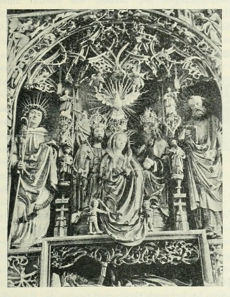 An illustration from Mitteilungen der K.K. Zentral-Kommission für Erforschung und Erhaltung Kunst- und Historischen Denkmale, 1903, leaf 65