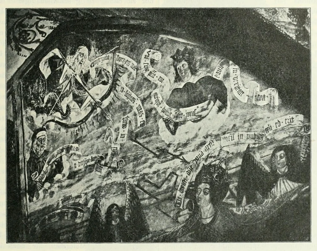 An illustration from Mitteilungen der K.K. Zentral-Kommission für Erforschung und Erhaltung Kunst- und Historischen Denkmale, 1903, leaf 71