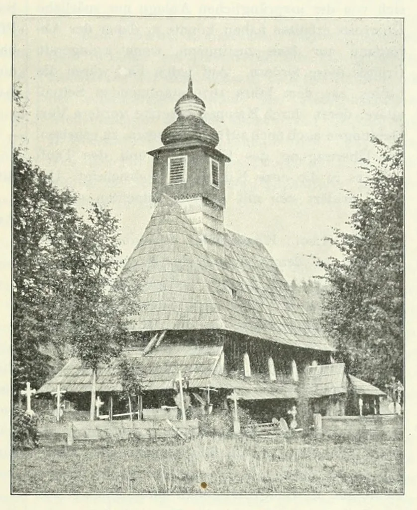 An illustration from Mitteilungen der K.K. Zentral-Kommission für Erforschung und Erhaltung Kunst- und Historischen Denkmale, 1903, leaf 85