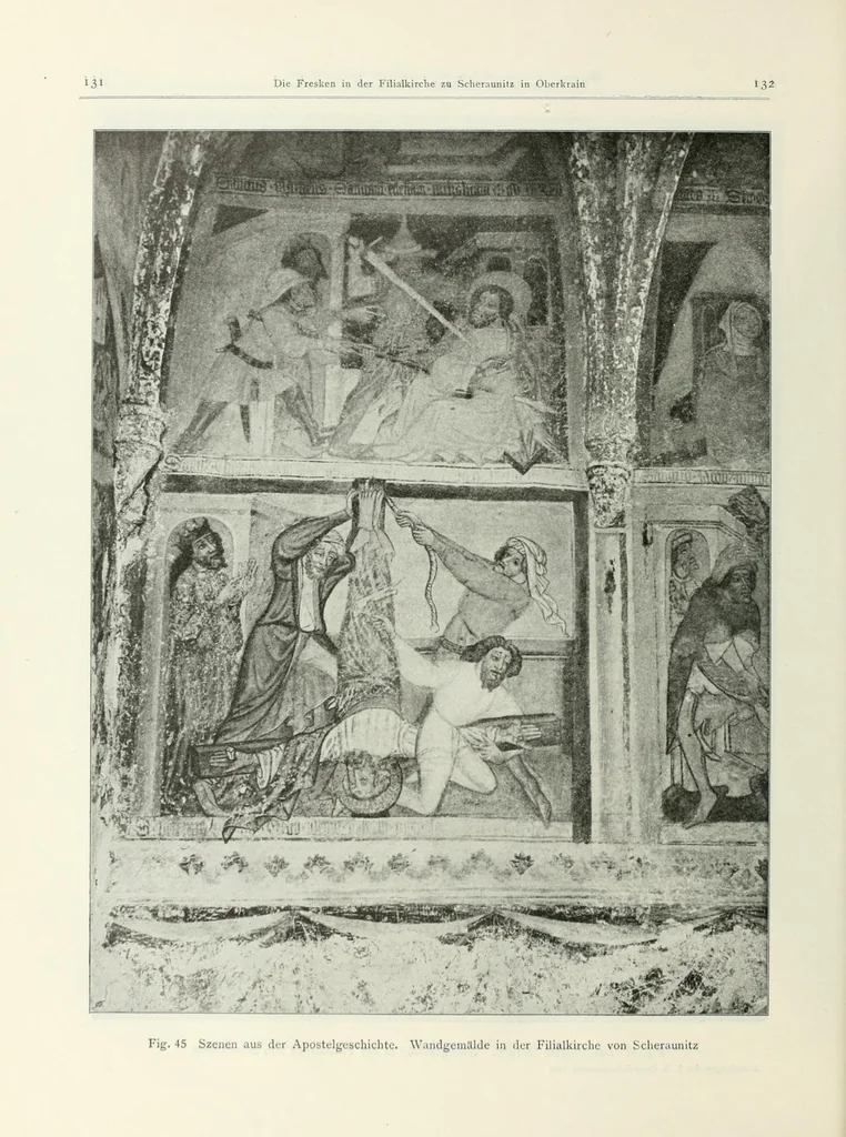 An illustration from Mitteilungen der K.K. Zentral-Kommission für Erforschung und Erhaltung Kunst- und Historischen Denkmale, 1903, leaf 104