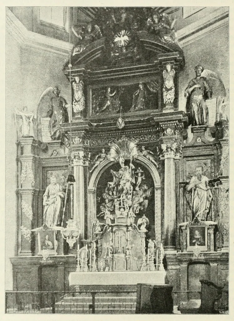 An illustration from Mitteilungen der K.K. Zentral-Kommission für Erforschung und Erhaltung Kunst- und Historischen Denkmale, 1903, leaf 174