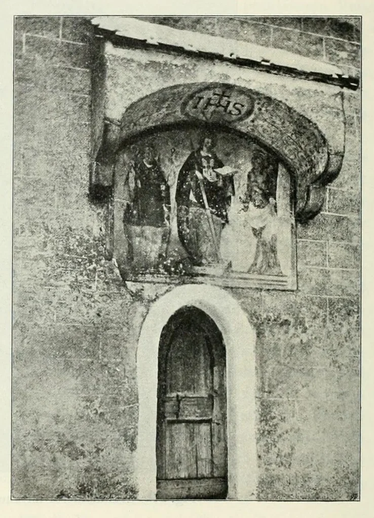 An illustration from Mitteilungen der K.K. Zentral-Kommission für Erforschung und Erhaltung Kunst- und Historischen Denkmale, 1903, leaf 272