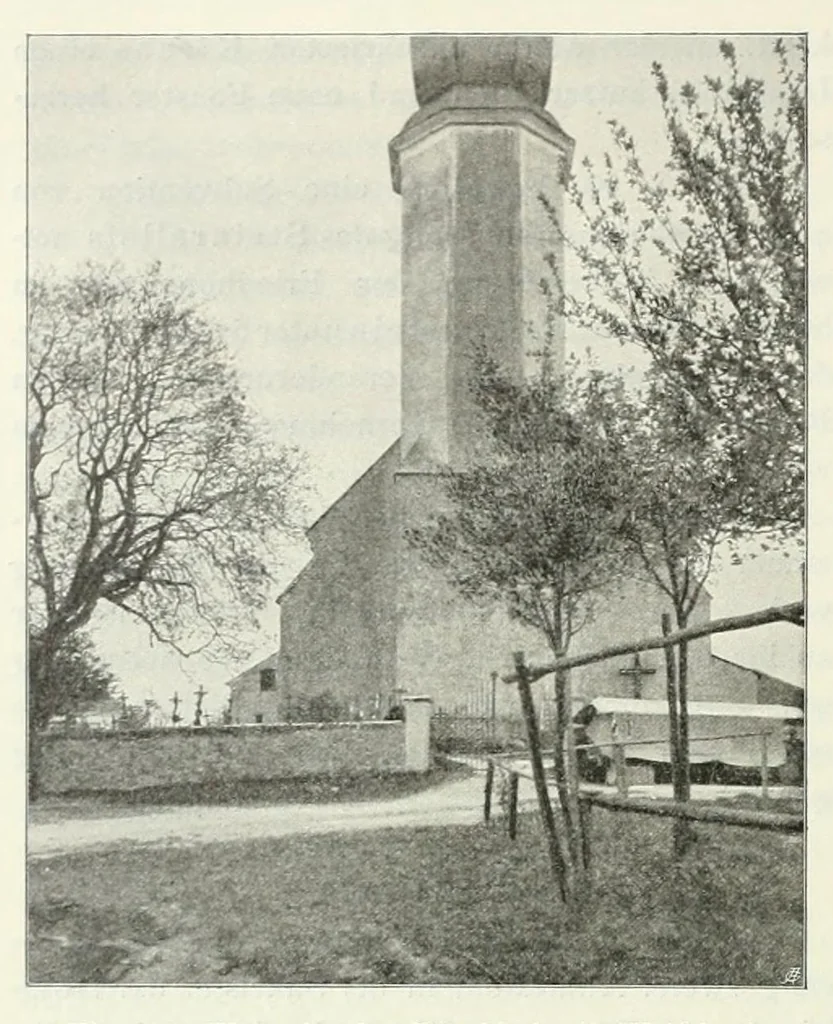 An illustration from Mitteilungen der K.K. Zentral-Kommission für Erforschung und Erhaltung Kunst- und Historischen Denkmale, 1903, leaf 278