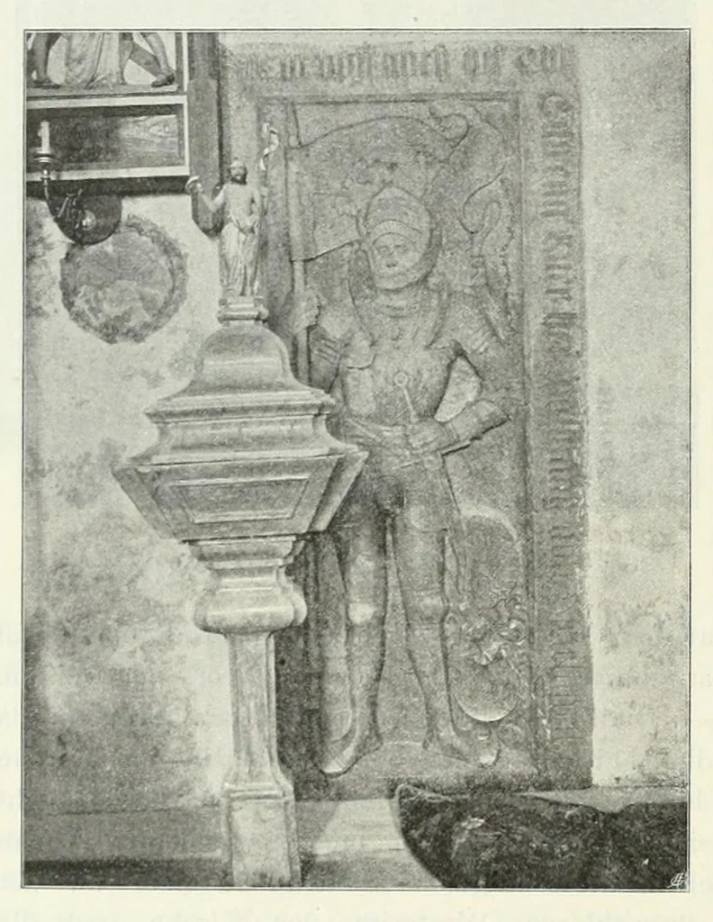 An illustration from Mitteilungen der K.K. Zentral-Kommission für Erforschung und Erhaltung Kunst- und Historischen Denkmale, 1903, leaf 280