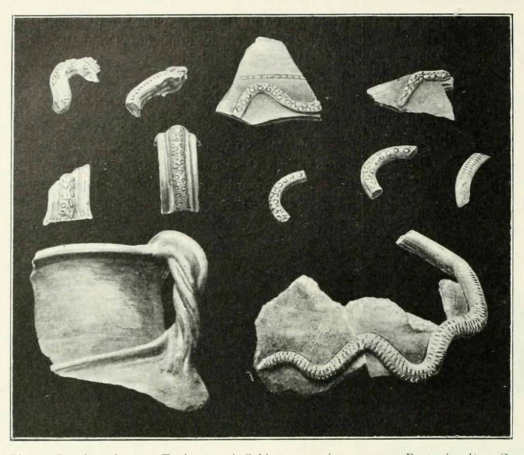 An illustration from Mitteilungen der K.K. Zentral-Kommission für Erforschung und Erhaltung Kunst- und Historischen Denkmale, 1903, leaf 44