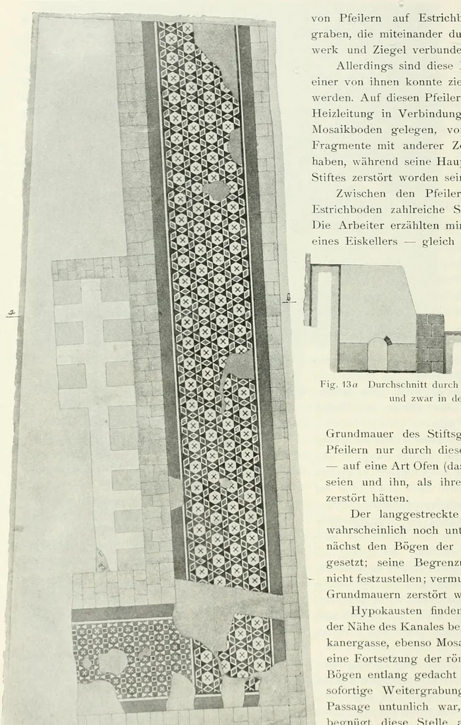 An illustration from Mitteilungen der K.K. Zentral-Kommission für Erforschung und Erhaltung Kunst- und Historischen Denkmale, 1903, leaf 46