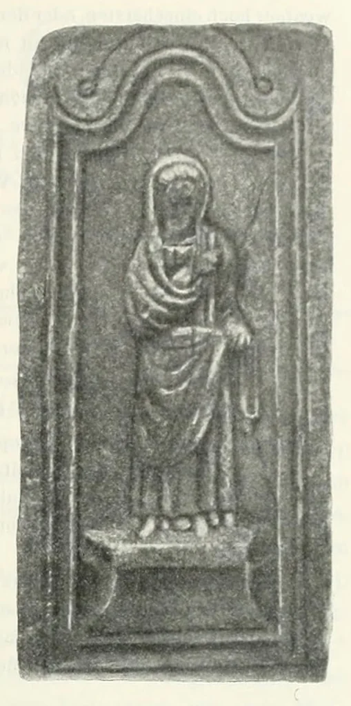 An illustration from Mitteilungen der K.K. Zentral-Kommission für Erforschung und Erhaltung Kunst- und Historischen Denkmale, 1903, leaf 67