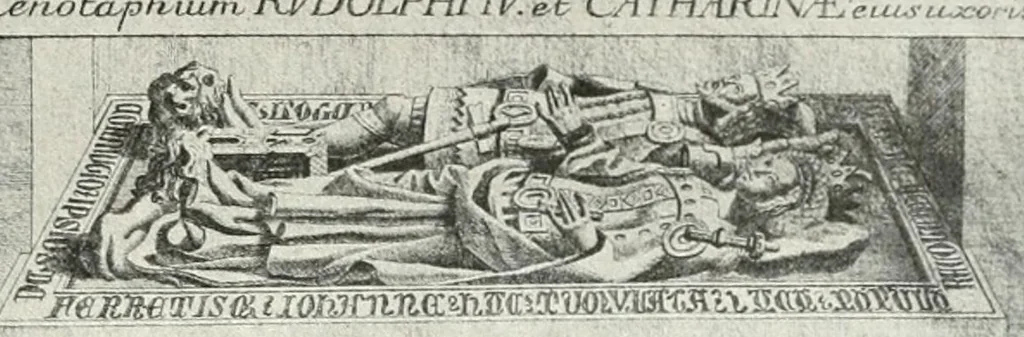An illustration from Mitteilungen der K.K. Zentral-Kommission für Erforschung und Erhaltung Kunst- und Historischen Denkmale, 1903, leaf 79