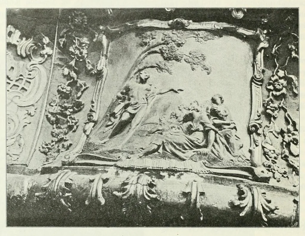 An illustration from Mitteilungen der K.K. Zentral-Kommission für Erforschung und Erhaltung Kunst- und Historischen Denkmale, 1903, leaf 92