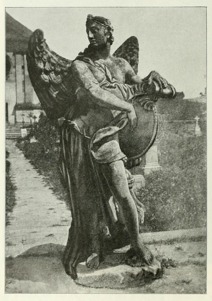 An illustration from Mitteilungen der K.K. Zentral-Kommission für Erforschung und Erhaltung Kunst- und Historischen Denkmale, 1903, leaf 98