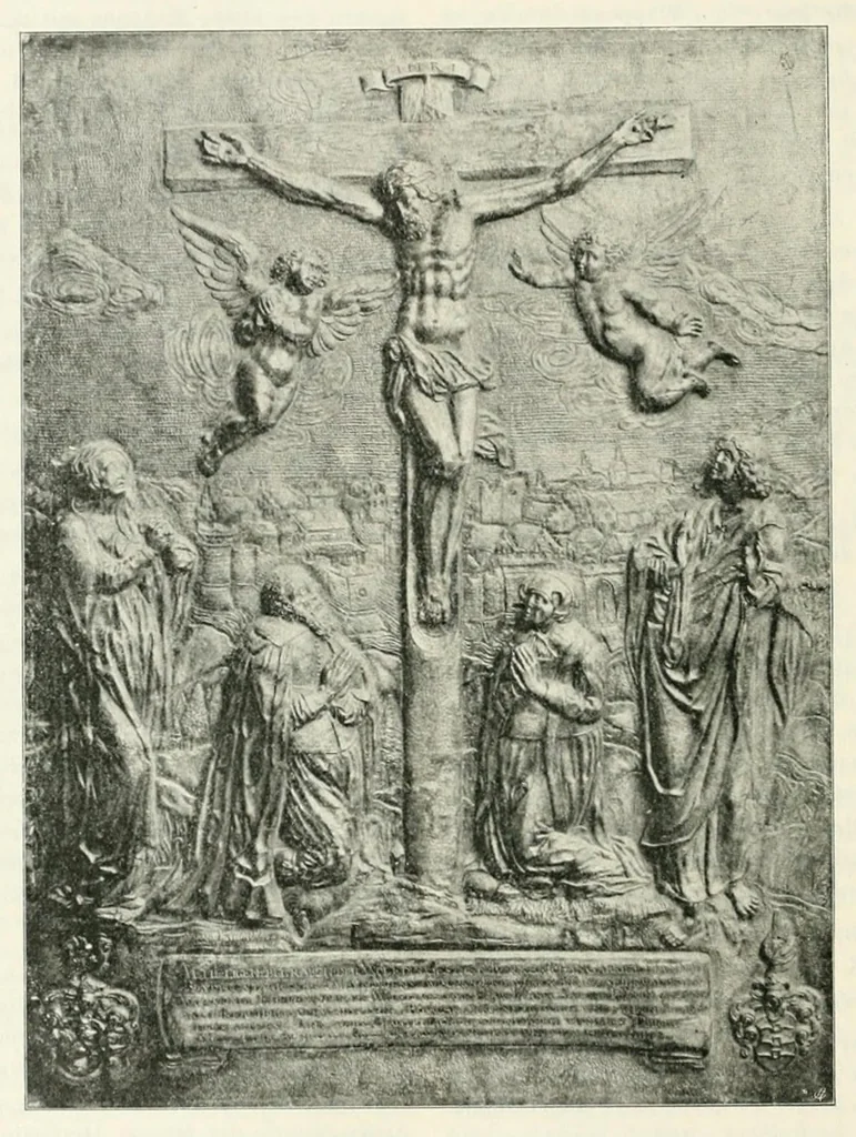 An illustration from Mitteilungen der K.K. Zentral-Kommission für Erforschung und Erhaltung Kunst- und Historischen Denkmale, 1903, leaf 132