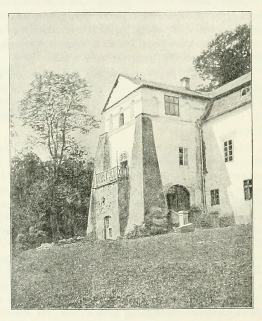 An illustration from Mitteilungen der K.K. Zentral-Kommission für Erforschung und Erhaltung Kunst- und Historischen Denkmale, 1903, leaf 172