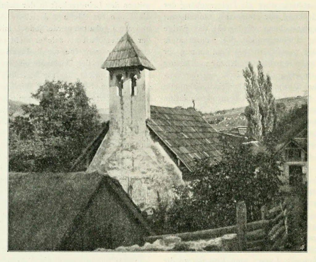 An illustration from Mitteilungen der K.K. Zentral-Kommission für Erforschung und Erhaltung Kunst- und Historischen Denkmale, 1903, leaf 174