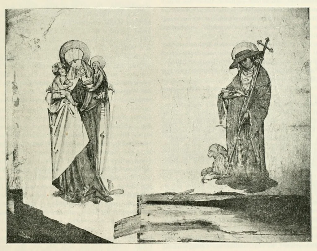 An illustration from Mitteilungen der K.K. Zentral-Kommission für Erforschung und Erhaltung Kunst- und Historischen Denkmale, 1903, leaf 177