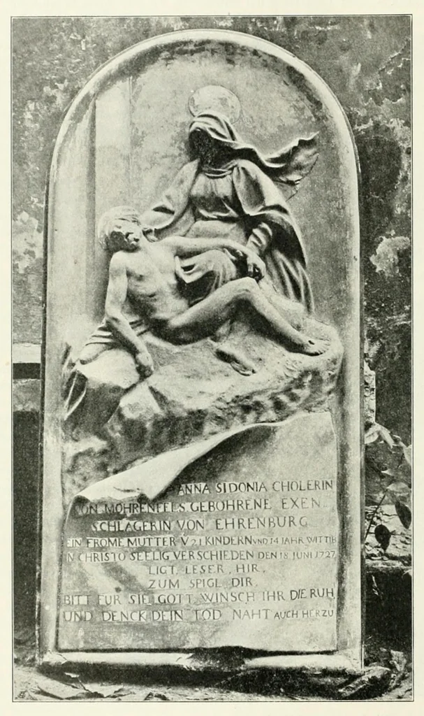 An illustration from Mitteilungen der K.K. Zentral-Kommission für Erforschung und Erhaltung Kunst- und Historischen Denkmale, 1903, leaf 192