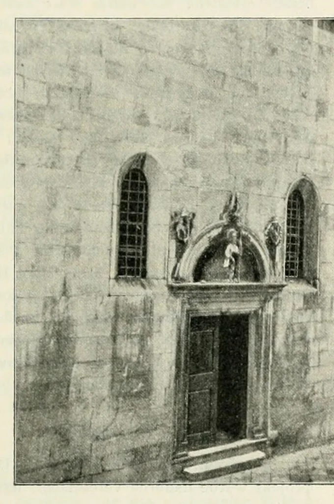 An illustration from Mitteilungen der K.K. Zentral-Kommission für Erforschung und Erhaltung Kunst- und Historischen Denkmale, 1903, leaf 87
