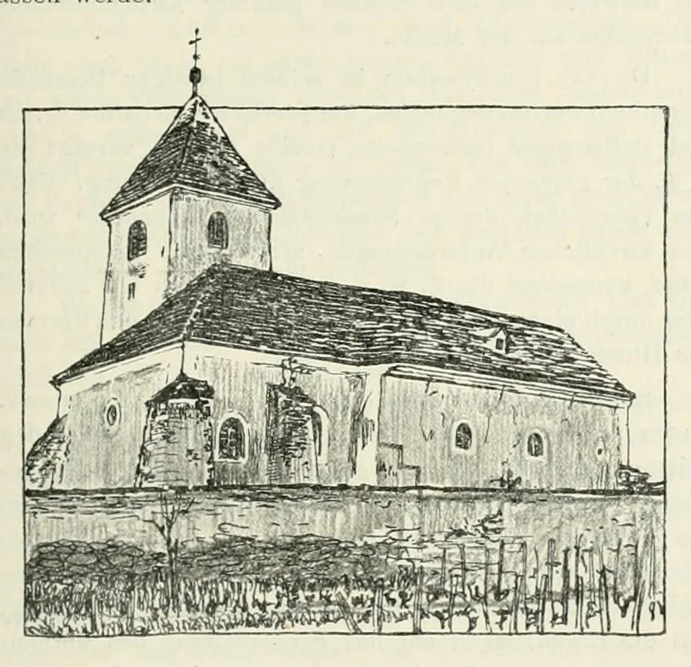 An illustration from Mitteilungen der K.K. Zentral-Kommission für Erforschung und Erhaltung Kunst- und Historischen Denkmale, 1903, leaf 91