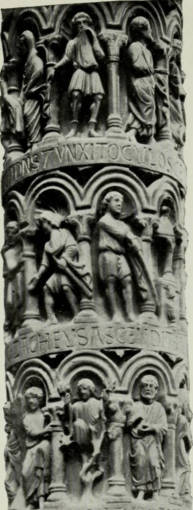 An illustration from Mittelalterliche Plastik in Venedig, 1903, leaf 16