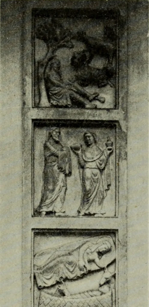An illustration from Mittelalterliche Plastik in Venedig, 1903, leaf 164
