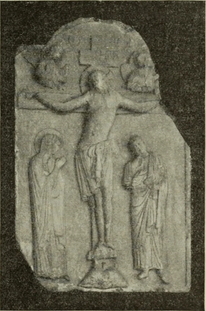 An illustration from Mittelalterliche Plastik in Venedig, 1903, leaf 174