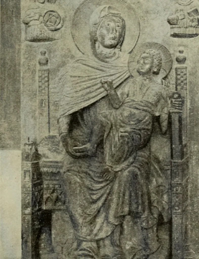 An illustration from Mittelalterliche Plastik in Venedig, 1903, leaf 176