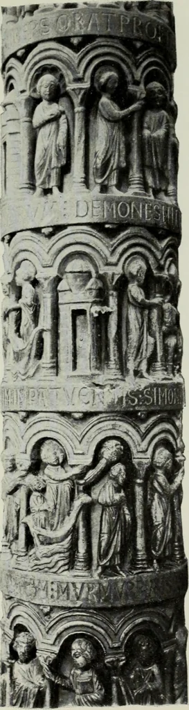 An illustration from Mittelalterliche Plastik in Venedig, 1903, leaf 18