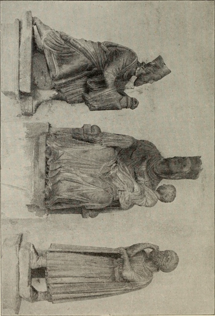 An illustration from Mittelalterliche Plastik in Venedig, 1903, leaf 213