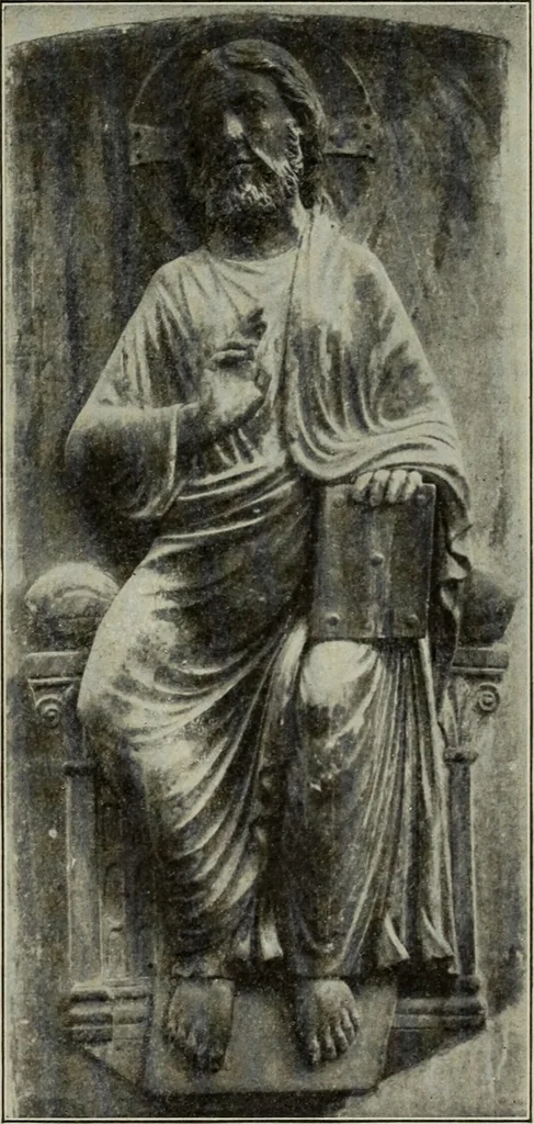 An illustration from Mittelalterliche Plastik in Venedig, 1903, leaf 220